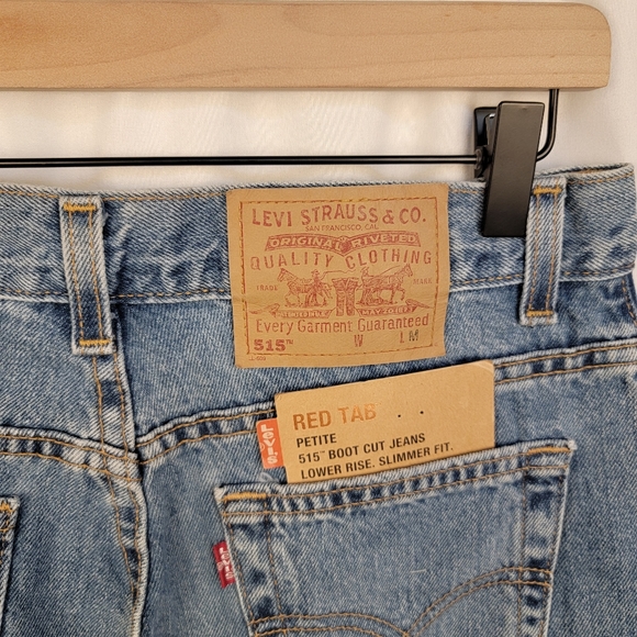 Levi's 515 boot cut lower rise jeans nwt - Picture 4 of 9